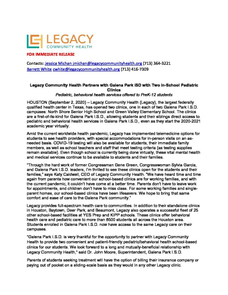 Legacy Community Health